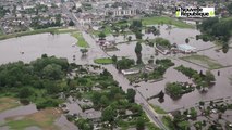 VIDEO (41) Le déversoir de la Bouillie inondé à Blois