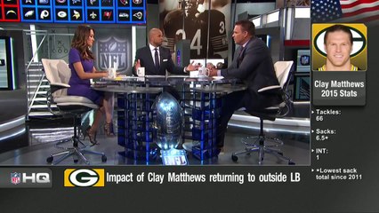 Impact of Clay Matthews returning to outside linebacker