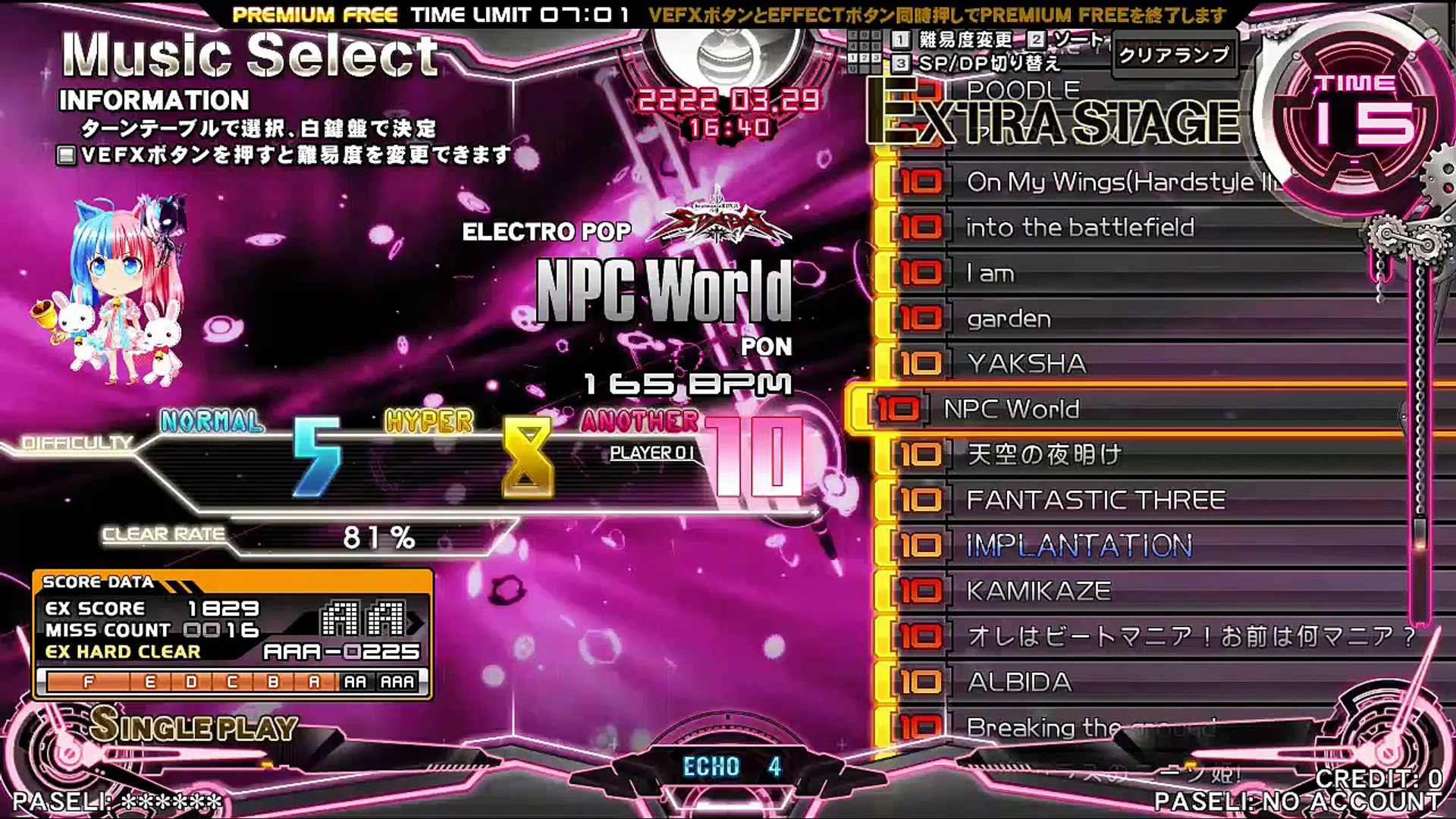 Beatmania Iidx 22 Pendual Beatmania Iidx 19 Lincle 天空の夜明け Hyper Video Dailymotion