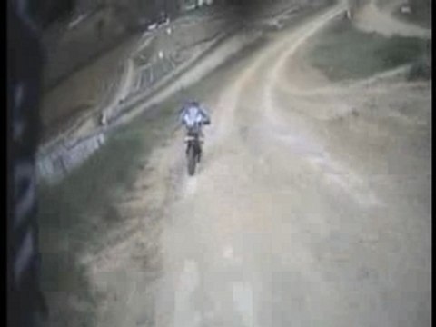 Xavier Toulza - caméra embarqué - moto cross