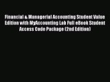 Read Financial & Managerial Accounting Student Value Edition with MyAccounting Lab Full eBook