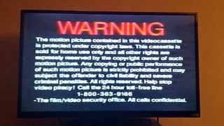 Opening To Back To The Future Part lll 1996 VHS (Canadian Copy)