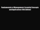 READbookFundamentals of Management: Essential Concepts and Applications (9th Edition)FREEBOOOKONLINE
