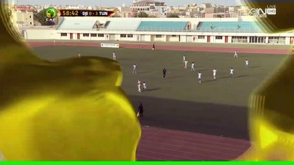 0-3 Taha Yassine Khenissi Goal CAF  Nations Cup Qual.  Group A - 03.06.2016, Djibouti 0-3 Tunisia
