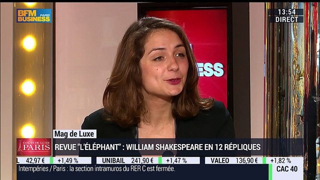 Le Mag de Luxe: L'Eléphant revoit les grandes œuvres de Shakespeare - 03/06