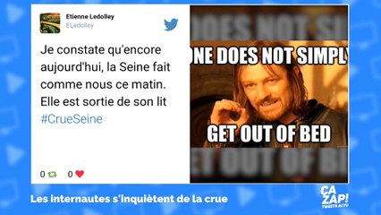 Crue de la Seine : la réaction des internautes sur les inondations