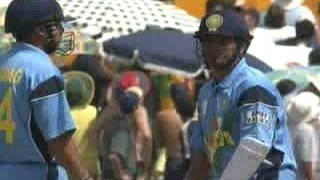 INDIAN INNINGS OF INDIA vs PAKISTAN World Cup 2003