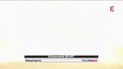Emmanuelle Béart méconnaissable à Roland-Garros