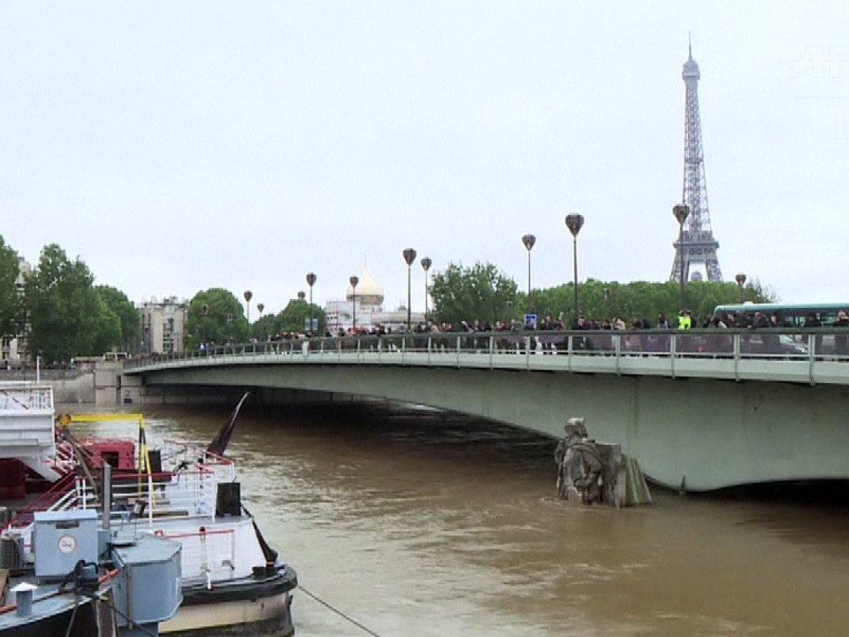 A Paris, une crue de la Seine inédite depuis plus de 30 ans