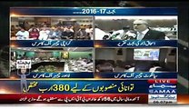 Check Out What Ishaq Dar Saying To PML-N MNAs During Budget Speech