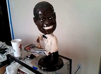 Creepy Louis Armstrong Singing Doll - Low Battery