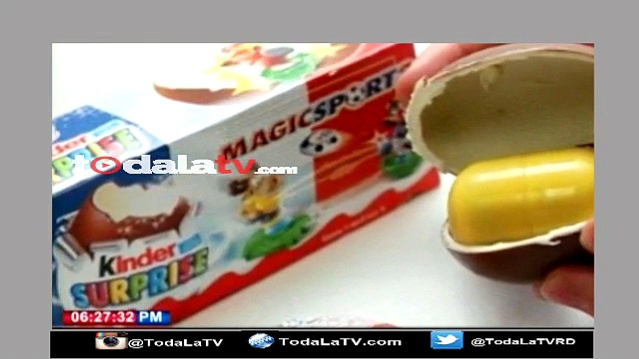 Hallan metanfetaminas en un Huevo Kinder-Mas que Noticias-Video