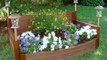 build flower bed using WPC decking material