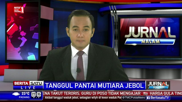 Tanggul Pantai Mutiara Jebol, Sejumlah Rumah Terendam