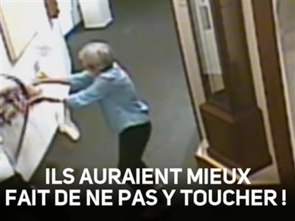 Par mégarde, des visiteurs démolissent une oeuvre d'art