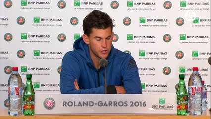 Roland-Garros 2016 - Conférence de presse Thiem - 1/2