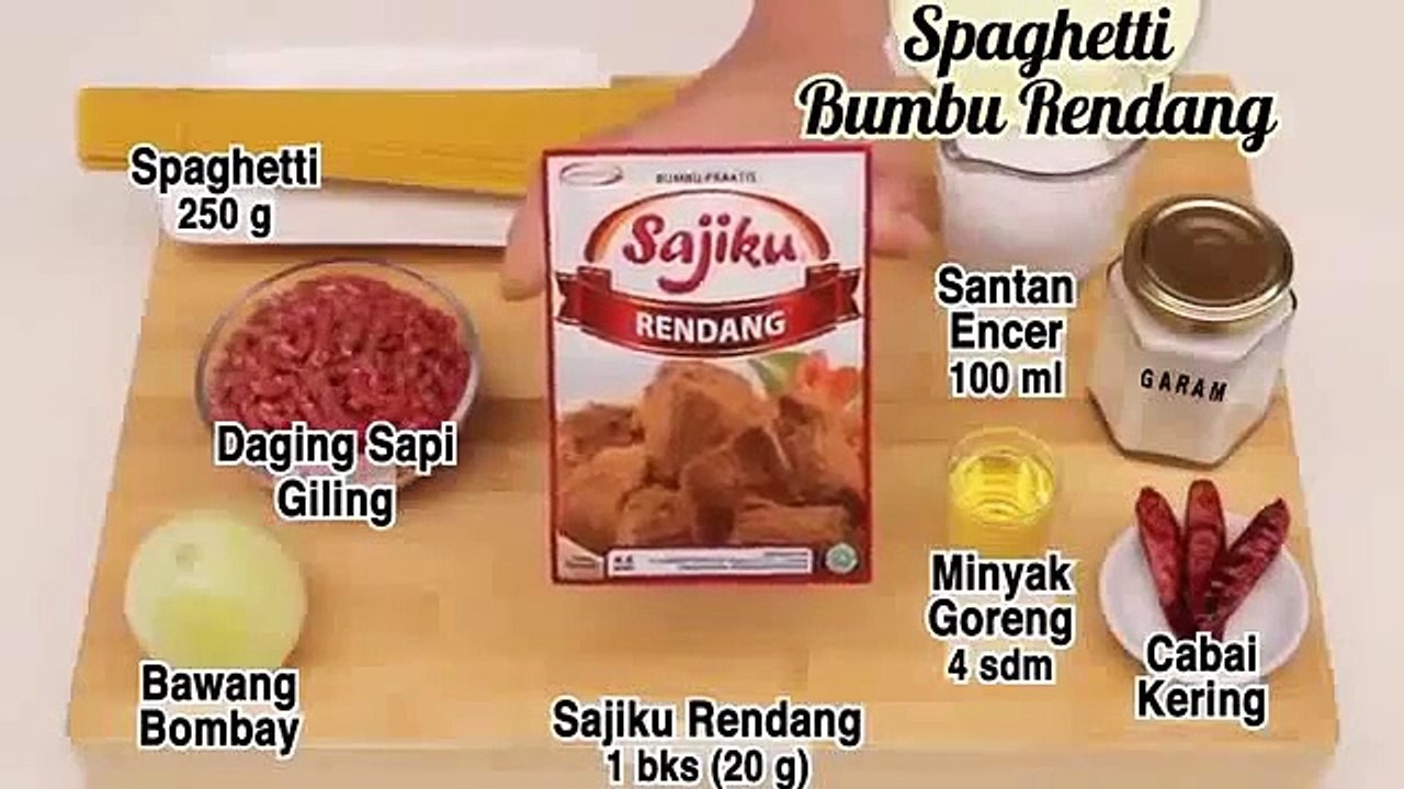Cara Memasak Spaghetti Bumbu Rendang #resep_makanan