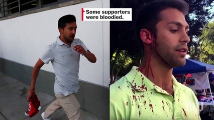 Julien Randoulet - Trump protest in San Jose descend into violence