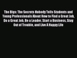 Read The Bigs: The Secrets Nobody Tells Students and Young Professionals About How to Find