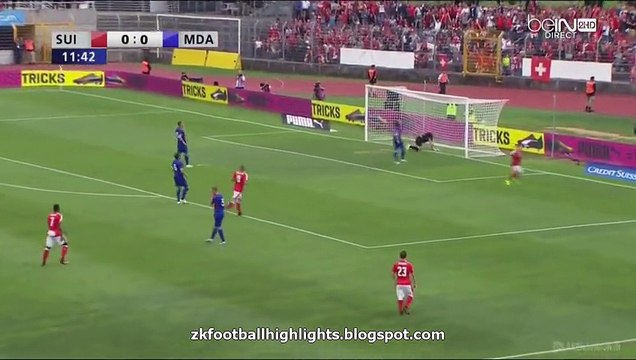 1-0 Blerim Džemaili Goal HD - Switzerland 1-0 Moldova 03.06.2016 HD