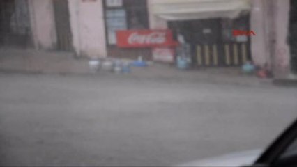Tekirdağ - Yağmur ve Dolu Malkara?yı Felç Etti