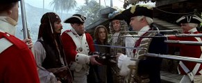 Pirates Of The Caribbean - 1 The Curse Of The Black Pearl (2003) starring Johnny Depp funny scene HQ