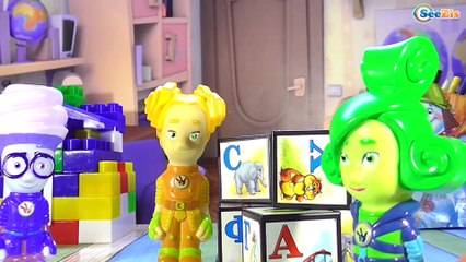 ФИКСИКИ. Мультики с игрушками. Игрек делает снег в Фиксилаборатории. Видео для детей. Серия 10
