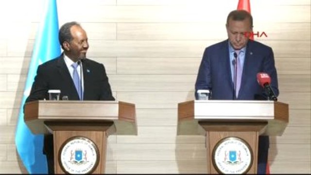 Cumhurbaşkanı Erdoğan Somali Cumhurbaşkanı ile Ortak Basın Toplantısı Düzenledi -1