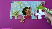 DORA the EXPLORER Puzzle Games Rompecabezas de Dora Jigsaw Kids Puzzles Nickelodeon Toys