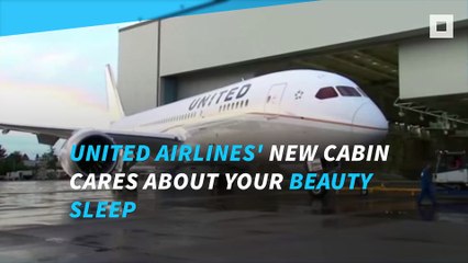 United Airlines new cabin wants you to sleep well