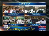 Oh bhai desk to bajao :- Ishaq Dar to PML-N MNAs during Budget speech