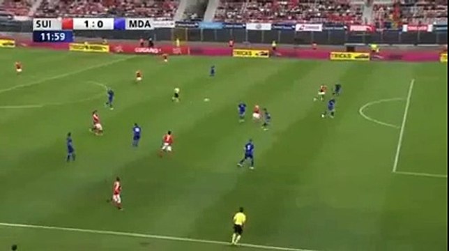 Blerim Dzemaili Goal-Switzerland vs Moldova 1.0 friendly match 03-06-2016