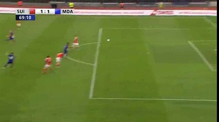 Radu Ginsari Goal 1-1 Switzerland vs Moldova
