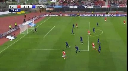 Admir Mehmedi Goal 2-1 Switzerland vs Moldova