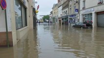 Inondations: la décrue commence lentement à Nemours - Le 03/06/2016 à 20:00