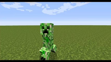 Minecraft | Creeper Explosion in Zeitlupe ᴴᴰ