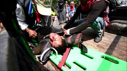 Dos muertos en protestas de campesinos en Colombia