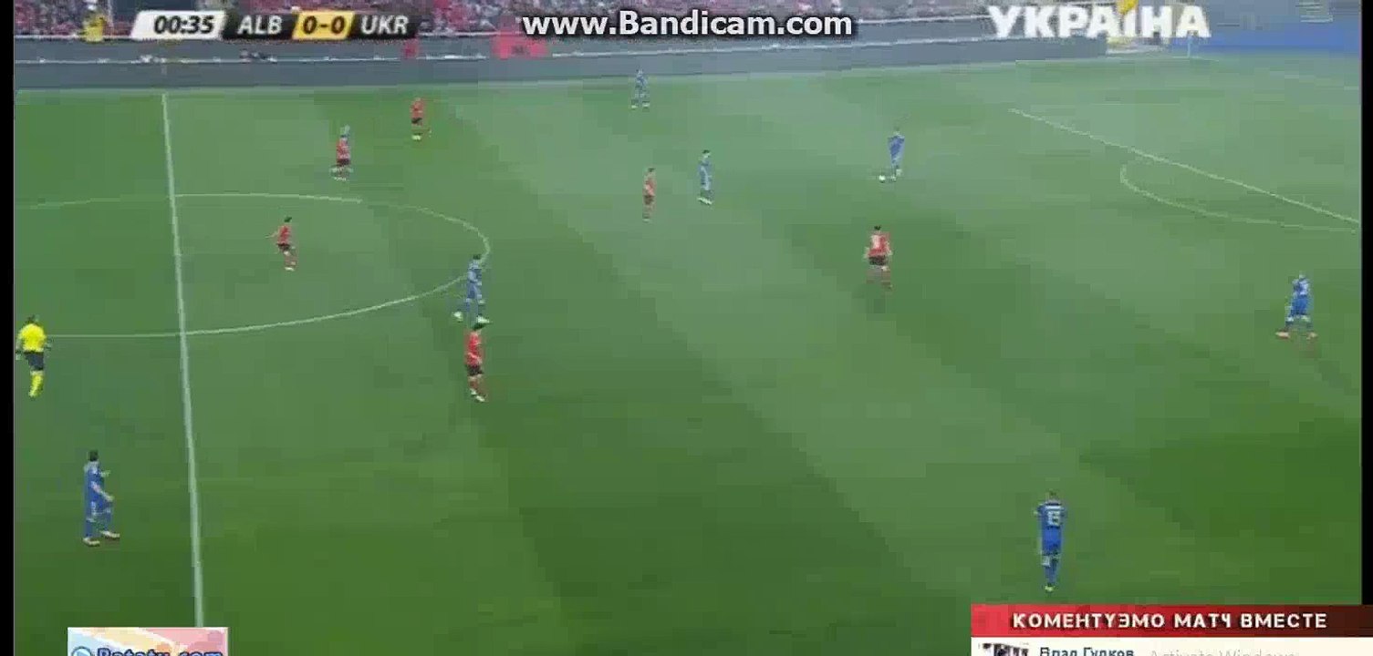 Armando Sadiku Super Chance - Albania 0-0 Ukraine 03-05-2016