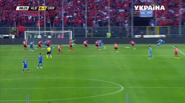 Taras Stepanenko Goal HD - Albania 0-1 Ukraine - 03-06-2016
