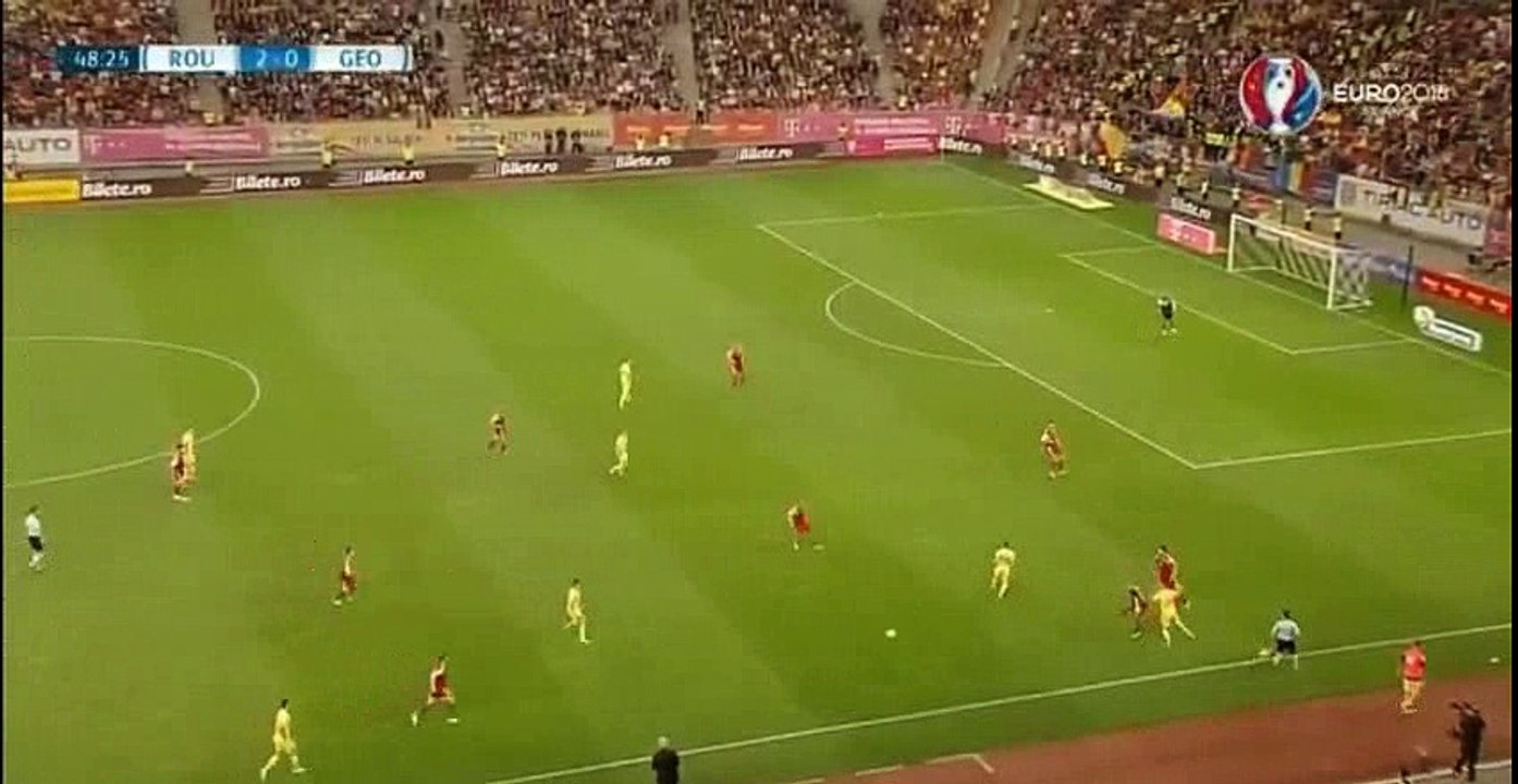Nicolae Claudiu Stanciu Goal HD - Romania 3-0 Georgia 03.06.2016