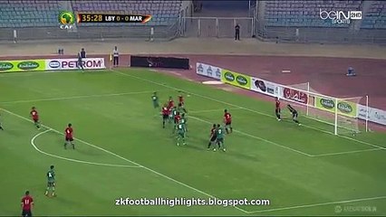 0-1 Nabil Dirar Goal HD - Libya vs Morocco 03.06.2016 HD