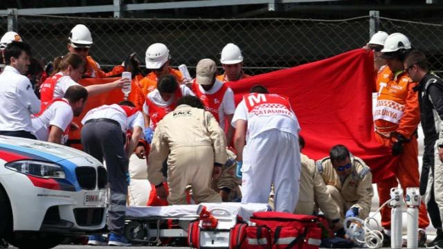 El piloto mallorquín Luis Salom fallece tras caer en la curva numero doce de Montmeló