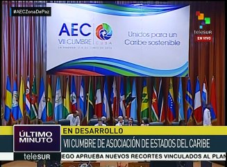 Cancilleres de la AEC definen en Cuba plan de acción regional