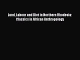 Read Land Labour and Diet in Northern Rhodesia: Classics in African Anthropology Ebook Free