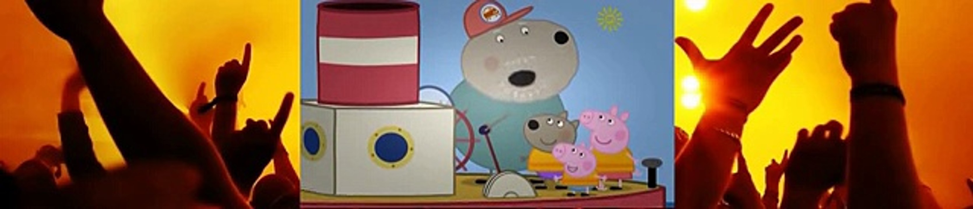 Peppa Pig. Grampy Rabbit's Lighthouse. Mummy Pig and Daddy Pig and George Pig