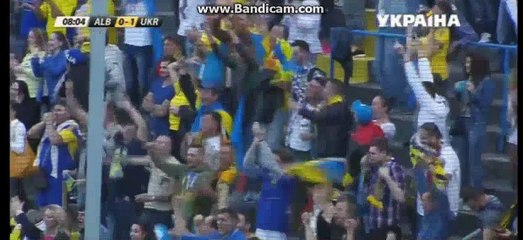 Andriy Yarmolenko Goal- Albania 1-2 Ukraine - 03-06-2016