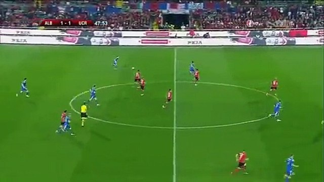 1-2 Andriy Yarmolenko Goal HD - Albania vs Ukraine 03.06.2016 HD