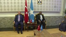 Cumhurbaşkanı Erdoğan, Somali Cumhurbaşkanı Şeyh Mahmud ile Baş Başa Görüştü