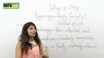 How to tell a story( Past Events) in English- - Spoken English lesson - YouTube