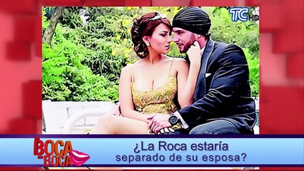 ¿La Roca estaría separado de su esposa?